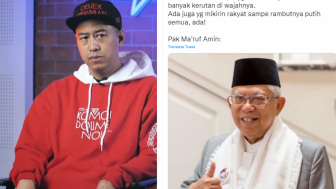 Pandji Pragiwaksono Pecahkan Teka Teki Jokowi Soal Ciri Pemimpin Pro Rakyat Berambut Putih: Pak Ma'ruf Amin