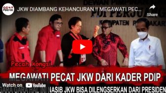 CEK FAKTA: Pecah Kongsi, Jokowi Akhirnya Dipecat Megawati dari PDIP, Benarkah?