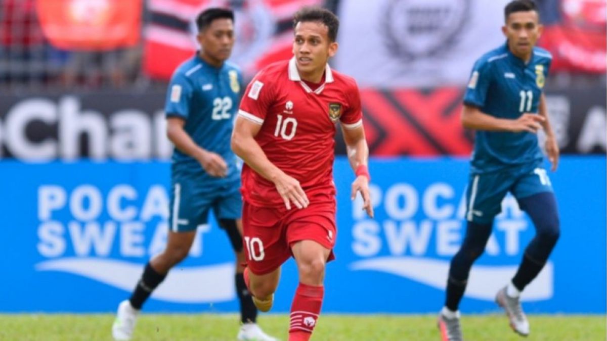 Egy Maulana Vikri dalam laga Piala AFF 2022 melawan Brunei Darussalam [[affmitsubishielectriccup.com]]