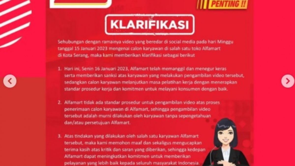 klarifikasi alfamart [Instagram/@lambe_turah]