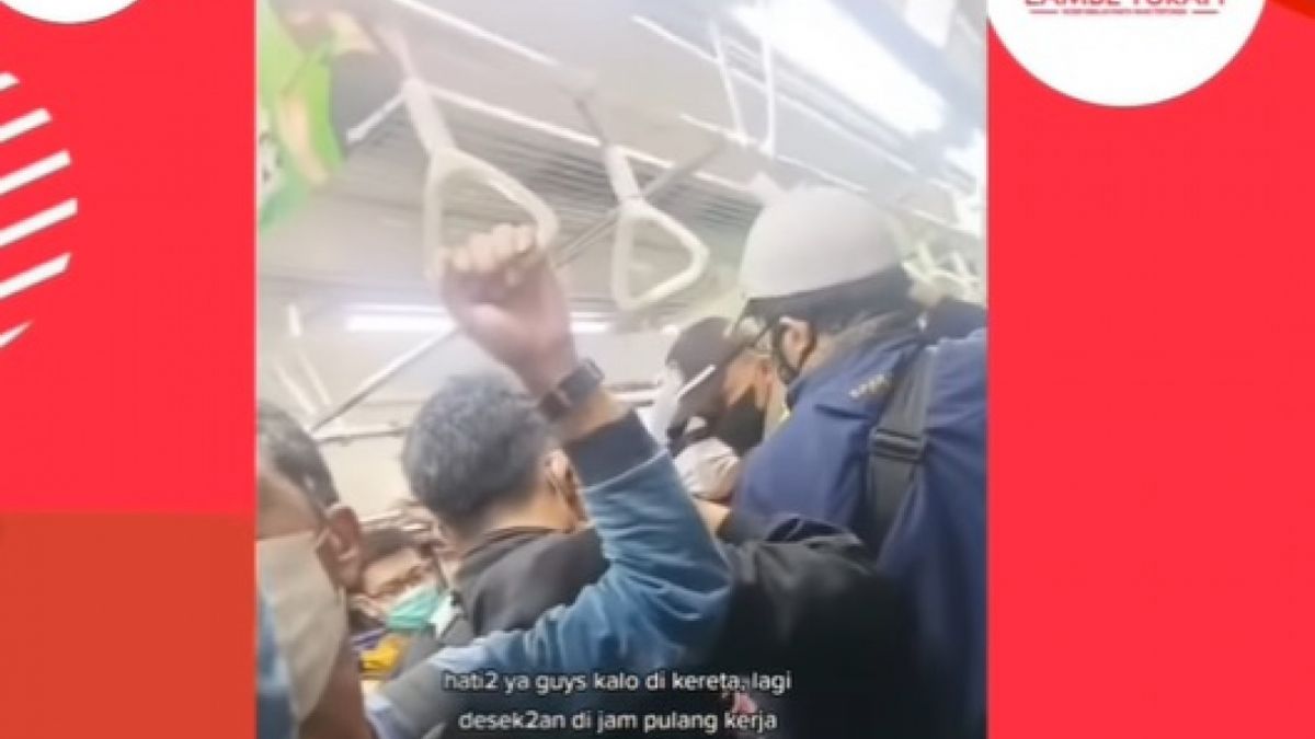 Kejadian pelecehan di KRL [Instagram/@lambe_turah]