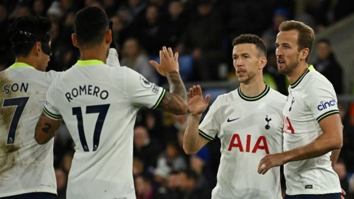 Para pemain Tottenham Hotspur. [[Ben Stansall / AFP]]