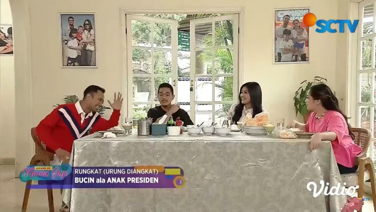 Raffi Ahmad, Kaesang Pangarep, Erina Gudono, dan Nagita Slavina. [(YouTube/SCTV)]