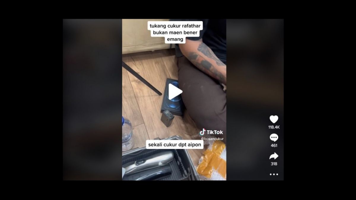 TikTok tukang cukur Rafathar [(TikTok/bosancukur)]