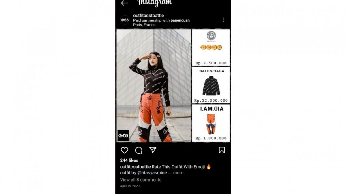 Putri Kepala Bea Cukai Makassar Andhi Pramono, Atasya Yasmine. [(Twitter/@PartaiSocmed)]