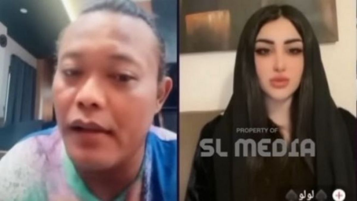 Potret Sule dan Lulu sang bule Turki yang sedang melakukan konten bersama. [(Tangkap layar YouTube SL Media)]