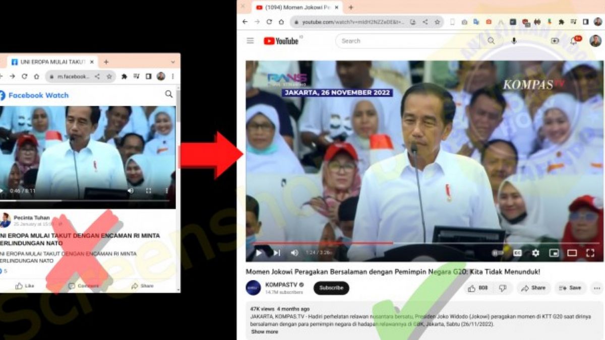 Kekuatan RI mengancam negara-negara Uni Eropa sehingga NATO turun tangan? [[screenshot Turnbackhoax.id].]