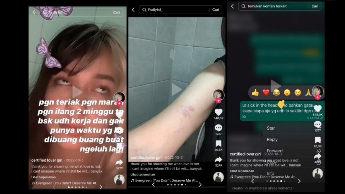 Curhatan Rebecca Klopper soal mantannya. [[screenshot]]