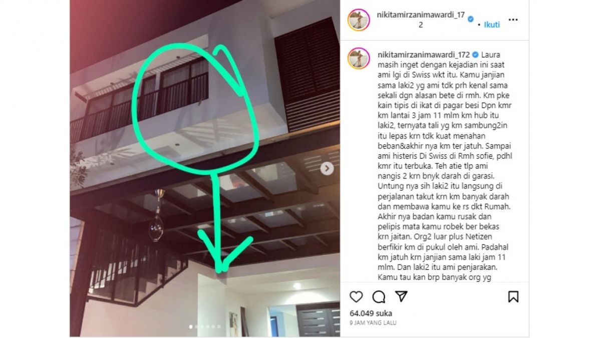 Postingan Nikita Mirzani [(Instagram/@nikitamirzanimawardi_172)]