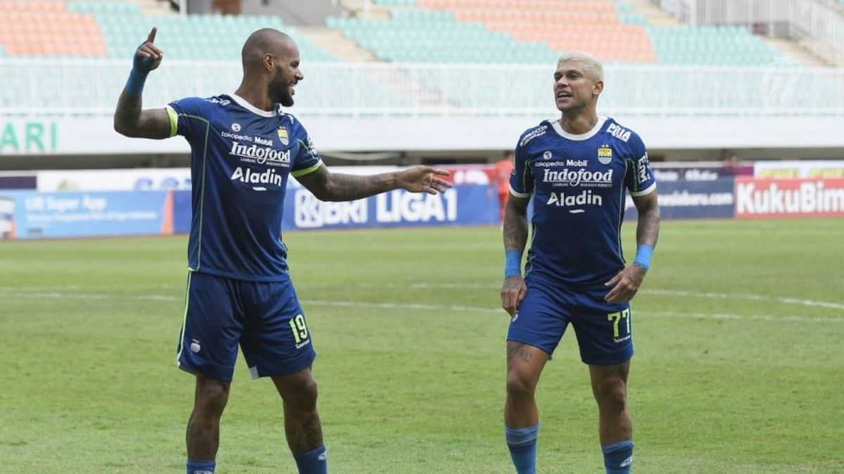 Dua striker Persib Bandung, David da Silva dan Ciro Alves [Foto: Liga Indonesia Baru]