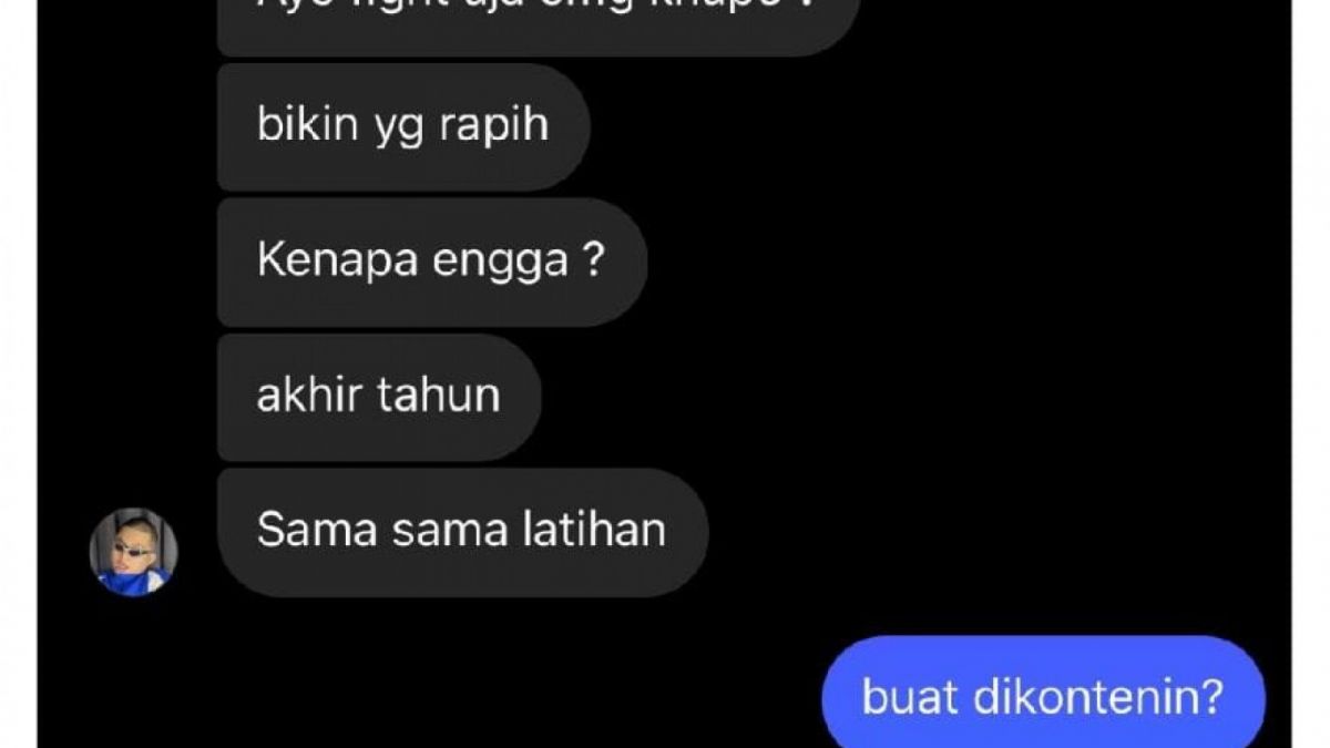 Isi DM Jefri Nichol dan Cellos. [Twitter/Jefri Nichol]