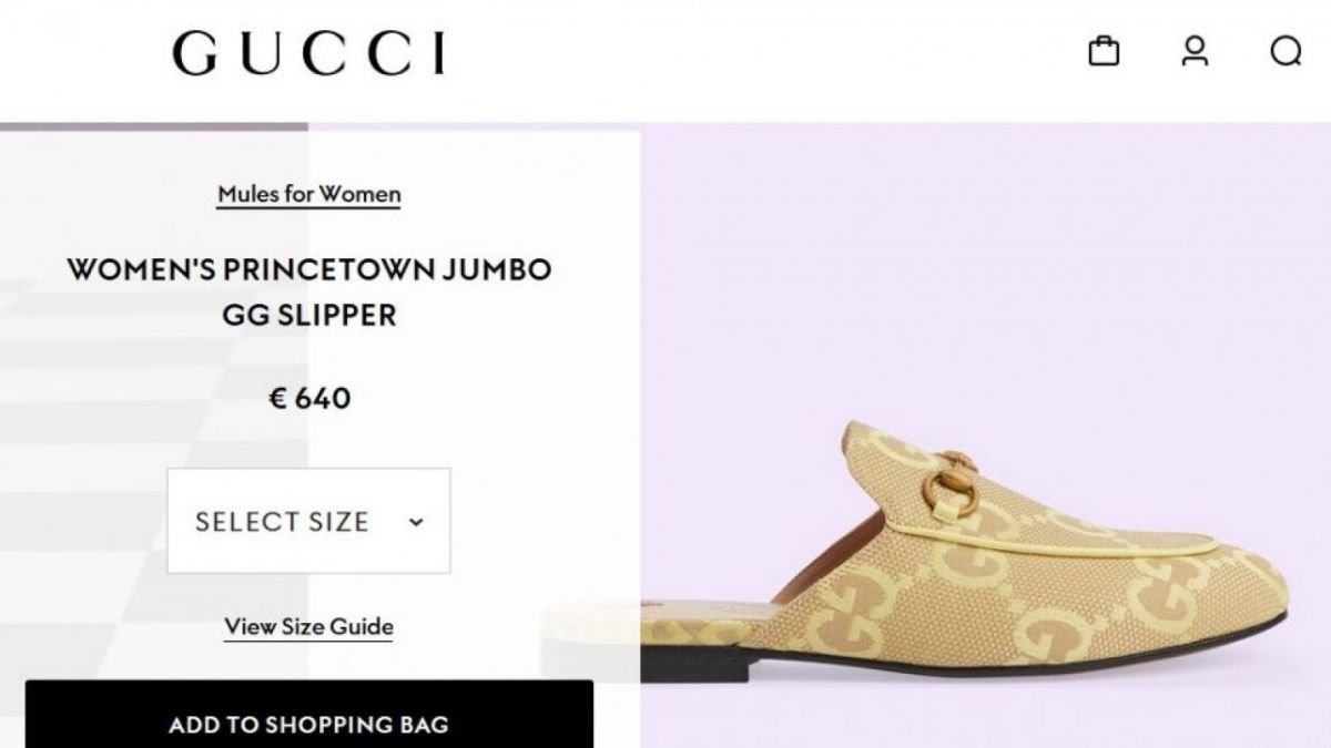 Erina Gudono Tetap Cuek Pakai Sandal Gucci Setara 2 Kali UMR Depok. [Gucci]