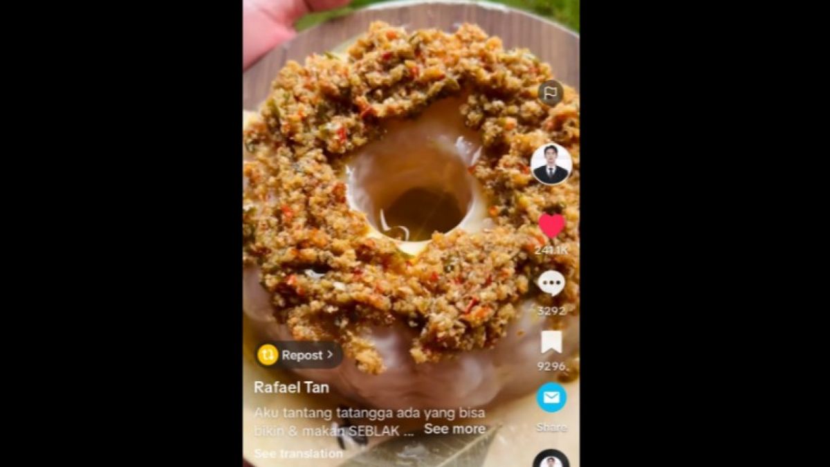 Tampilan Seblak Puding by Rafael Tan [[screenshot TikTok].]