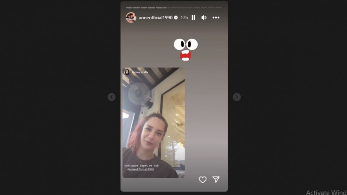 Postingan Putri Anne saat dipanggil teman dekatnya janda [(Instagram Stories)]