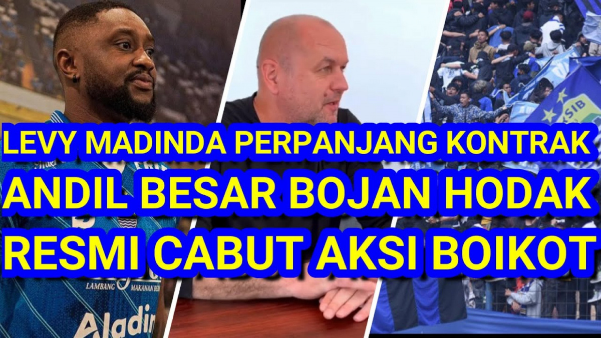 Benarkah Levy Madinda perpanjang kontrak Persib. [[YouTube/BOYA 18]]