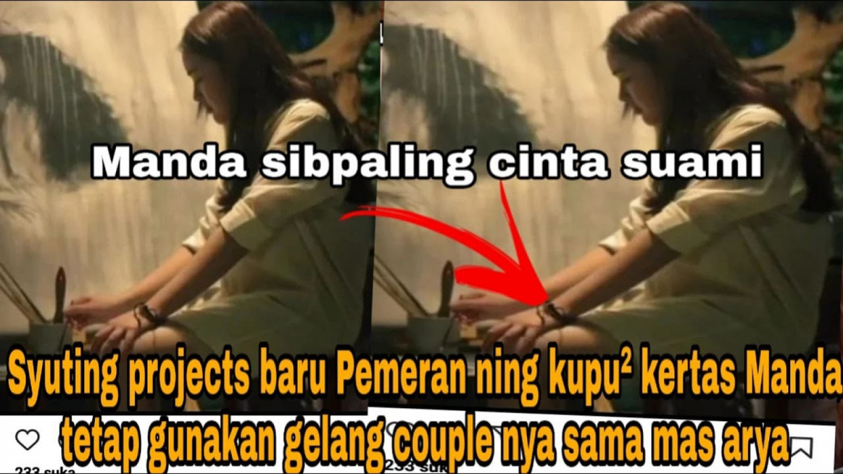 Syuting Kupu-kupu Kertas, Amanda Manopo Kenakan Gelang Couple Sama Arya Saloka, Benarkah? [(YouTube/HR.Official)]