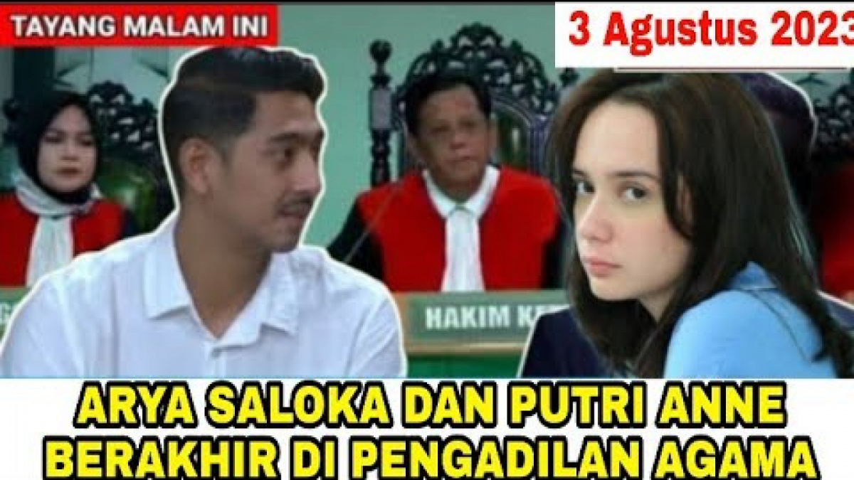 Benarkah Arya Saloka Dan Putri Anne Resmi Berakhir Di Pengadilan Agama