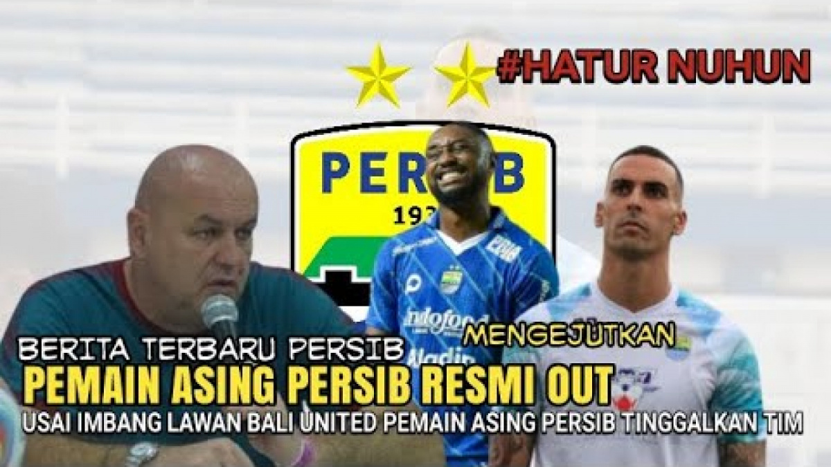 Benarkah Alberto Rodriguez memilih keluar dari Persib Bandung. [[YouTube/HF SPORT]]
