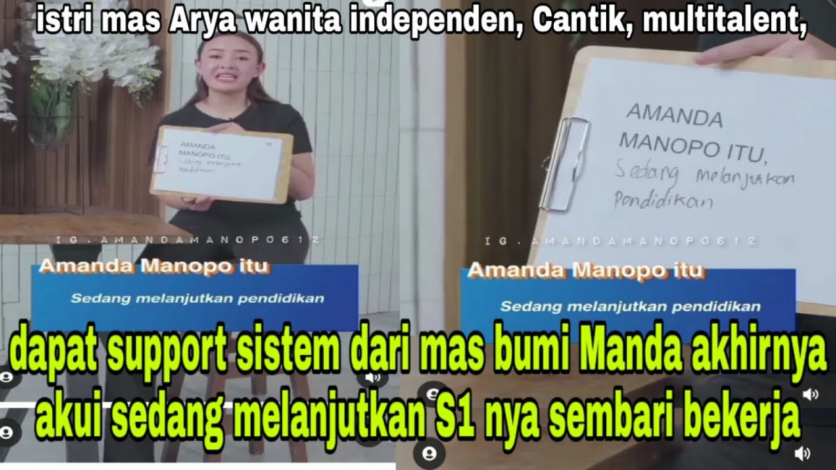 Benarkah Arya Saloka dukung Amanda Manopo berkuliah. [[YouTube/HR.OFFICIAL]]