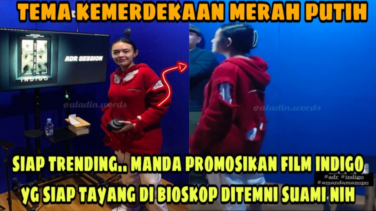 Benarkah Arya Saloka menemani Amanda Manopo mempromosikan film Indigo. [[YouTube/OFFI CHANNEL]]