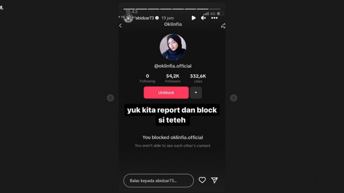 Postingan Abidzar [(Instagram Stories)]