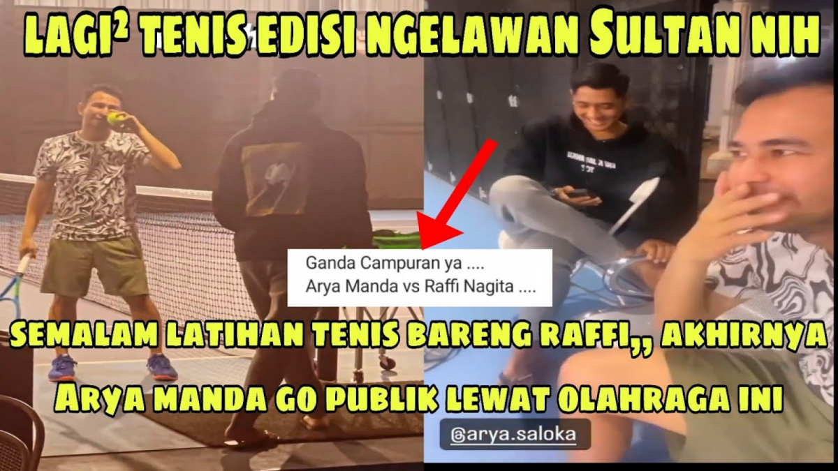 Benarkah Arya Saloka dan Amanda Manopo akan tanding melawan Raffi Ahmad di Lagi Lagi Tenis. [[YouTube/OFFI CHANNEL]]