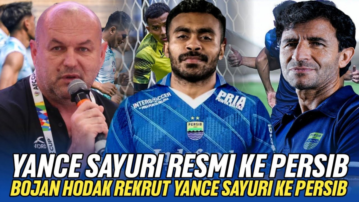 Benarkah Bojan Hodak rekrut Yance Sayuri. [[YouTube/Persib channel]]