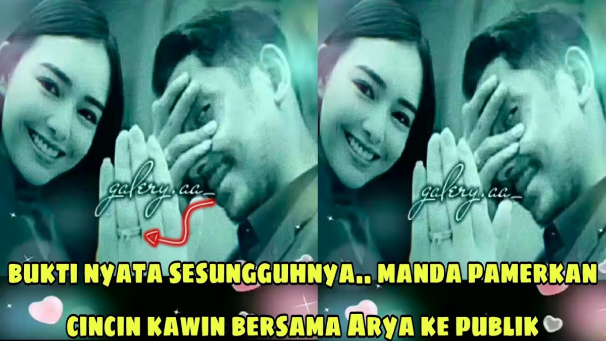 Benarkah Amanda Manopo pamer cincin kawinnya dengan Arya Saloka. [[YouTube/OFFI CHANNEL]]