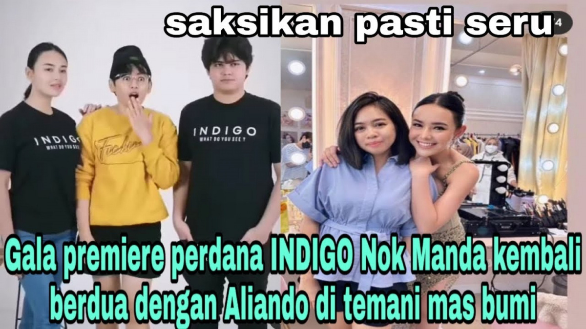 Benarkah Amanda hadir di Gala Premiere Indigo bersama Aliando Syarief dan Arya. [[YouTube/HR.OFFICIAL]]