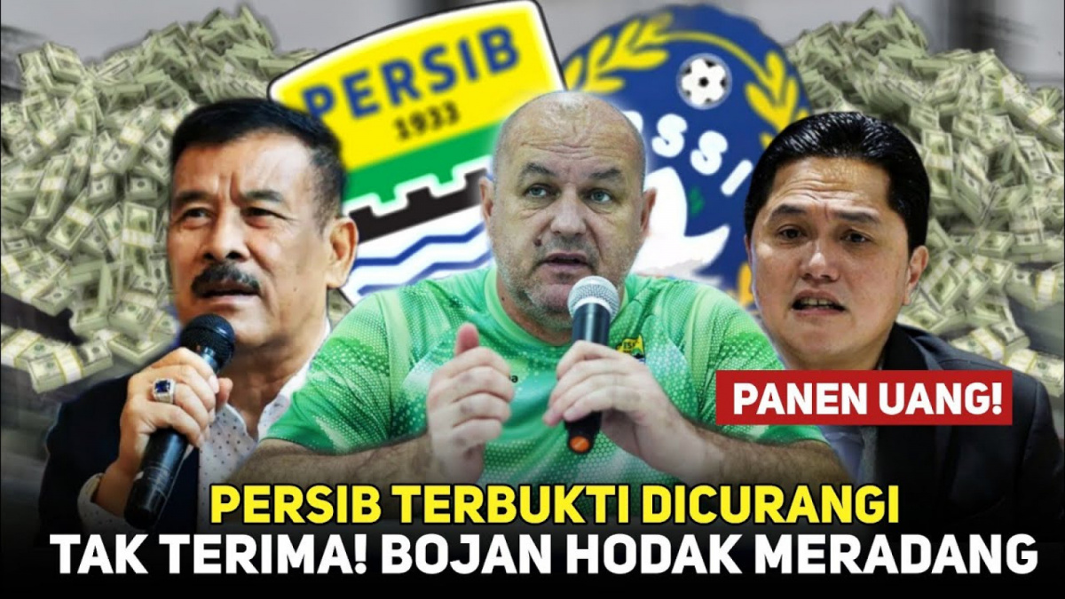 Tak Terima Dicurangi Wasit, Benarkah Bojan Hodak Ngamuk ke Pemain Persib Bandung? [(YouTube/Kilas Football)]