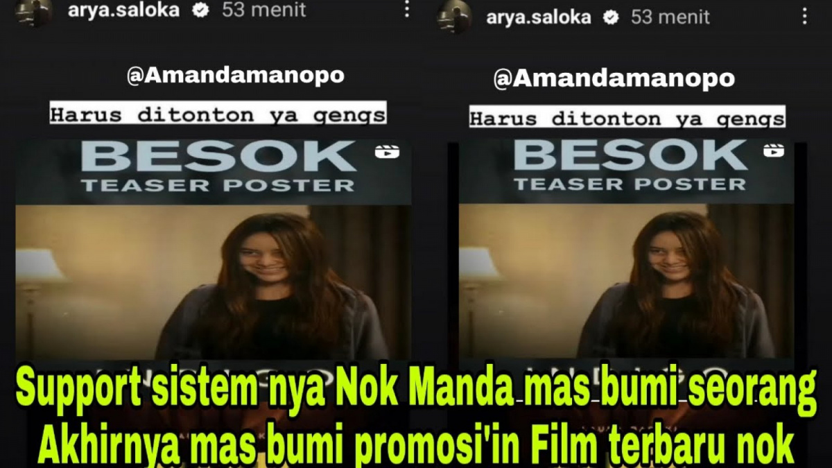 Benarkah Arya Saloka Promosiin Film Terbaru Amanda Manopo di Akun Instagram Pribadinya? [(YouTube/HR.Official)]