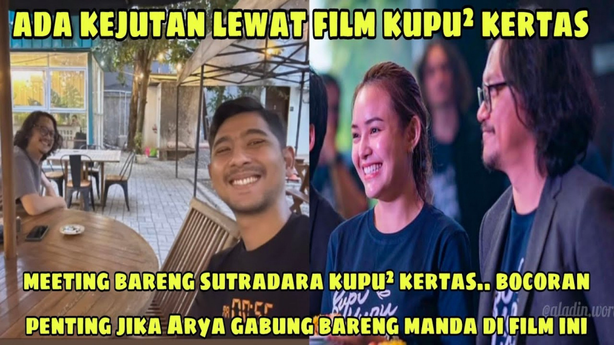 Benarkah Arya akan bergabung dengan Amanda di film Kupu Kupu Kertas. [[YouTube/OFFI CHANNEL]]