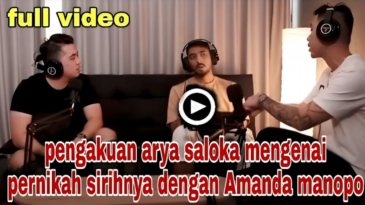 Beredar Video Podcast Arya Saloka Ngaku Sudah Nikah Sirih dengan Amanda Manopo, Benarkah? [(YouTube/Bang Jono)]