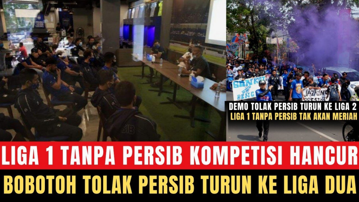 Persib Bandung Tolak Masuk Zona Degredasi, Benarkah? [(YouTube/Liganya Dagelan)]
