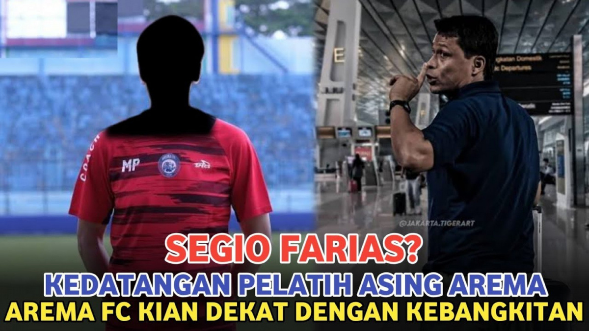 Benarkah Arema FC rekrut pelatih asing baru. [[YouTube/Indosport Liga]]