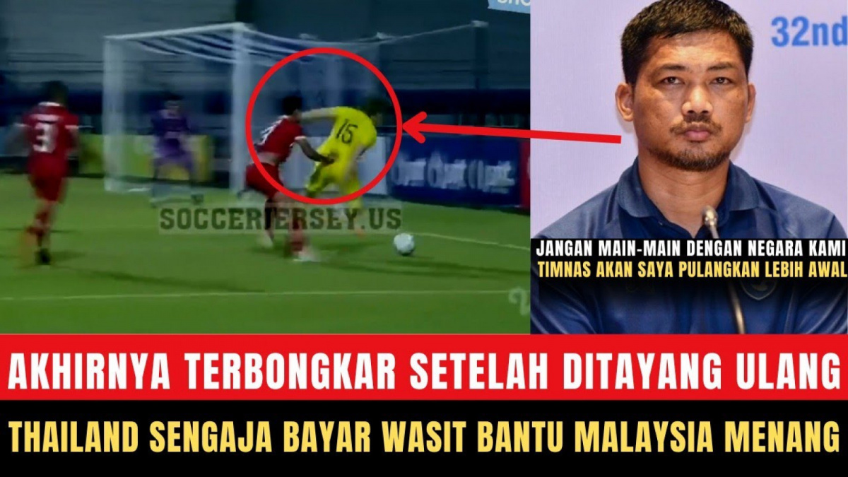 Balas Dendam ke Timnas Indonesia, Penalti Malaysia Disetting Thailand dan Wasit Dibayar, Benarkah? [(YouTube/Liganya Dagelan)]