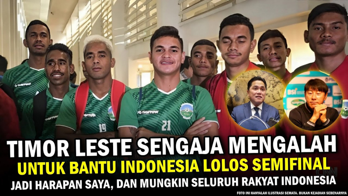 Benarkah Timor Leste sengaja mengalah demi Indonesia. [[YouTube/Timnas Garuda Team]]