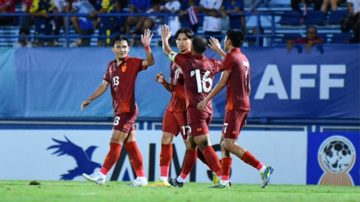 Timnas Thailand U-23 Saat Berlaga di AFF Cup U-23 2023 di Rayong, Thailand [(fathailand.org)]