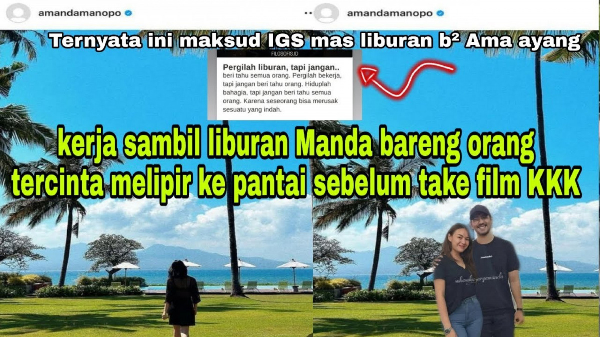 Benarkah Amanda mengajak Arya ke pantai di sela pekerjaannya. [[YouTube/HR.OFFICIAL]]
