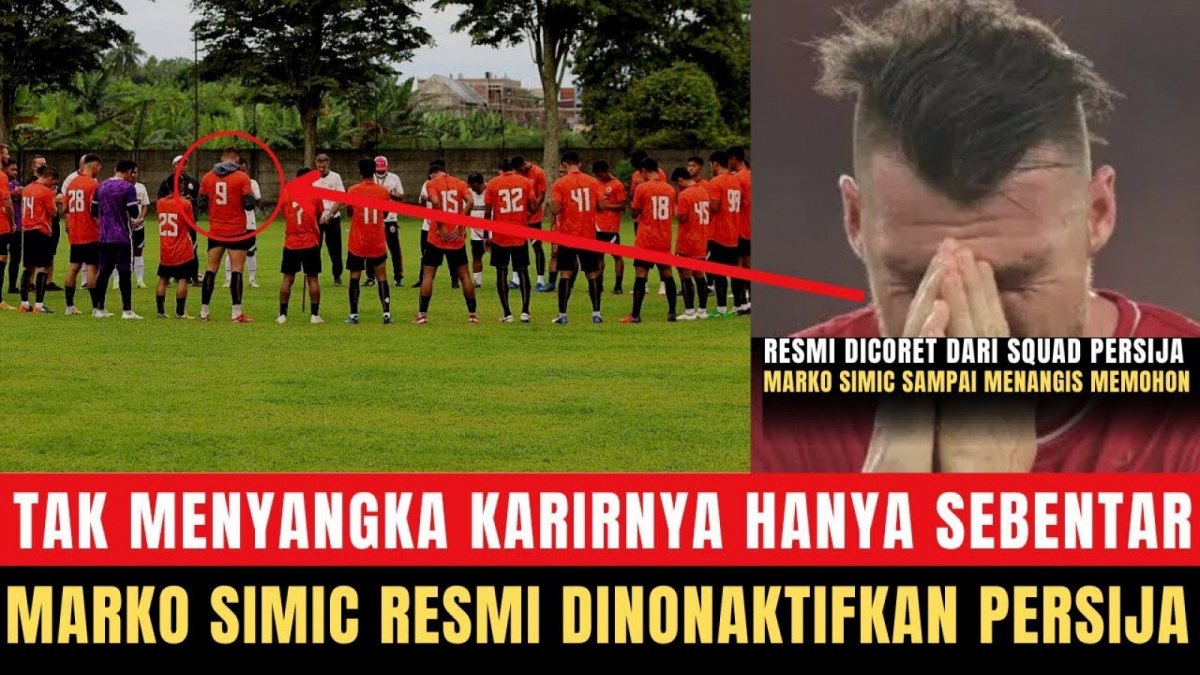 Benarkah Thomas Doll Coret Marco Simic dari Daftar Pemain Persija? [(YouTube/Liganya Dagelan)]