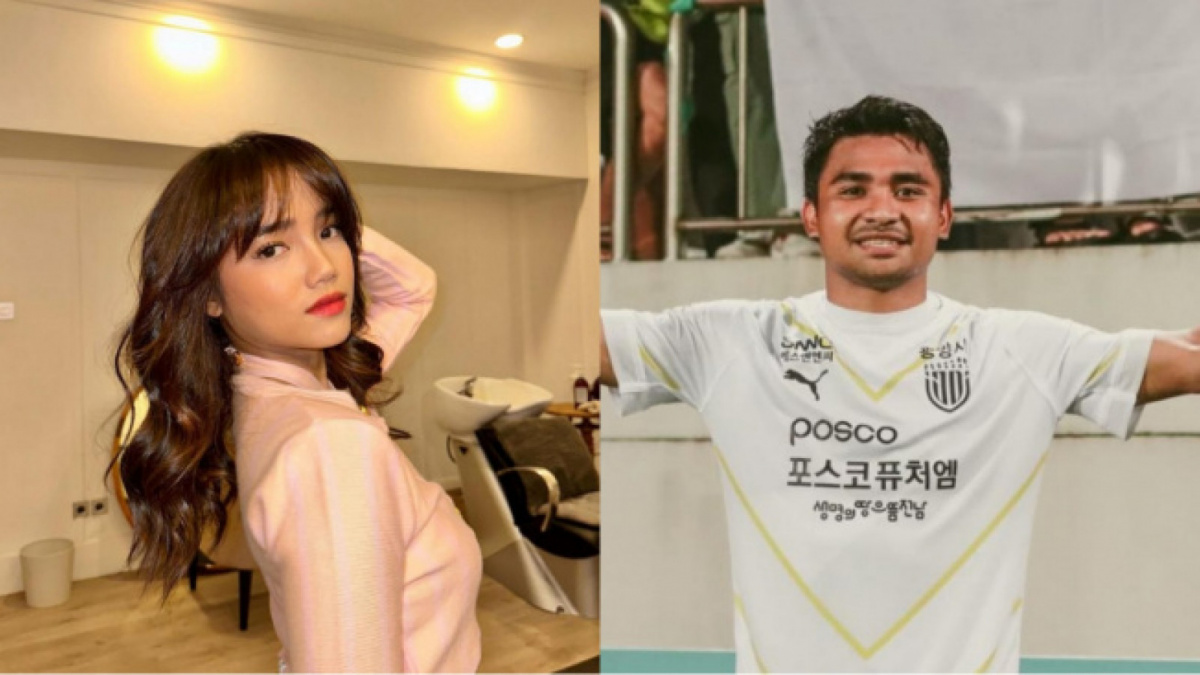 Kolase foto Fujianti Utami alias Fuji dan Asnawi Mangkualam. [[Instagram]]