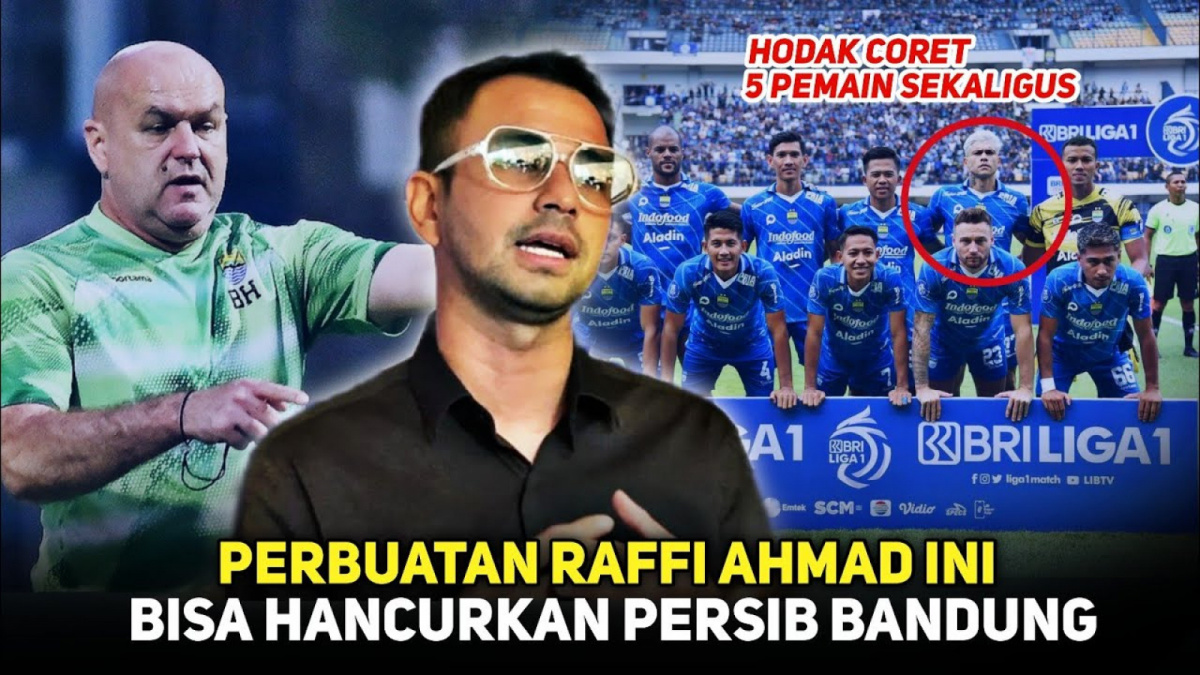 Benarkah Akibat Perbuatan Raffi Ahmad, Persib Kehilangan 5 Pemain? [(YouTube/Kilas Football)]