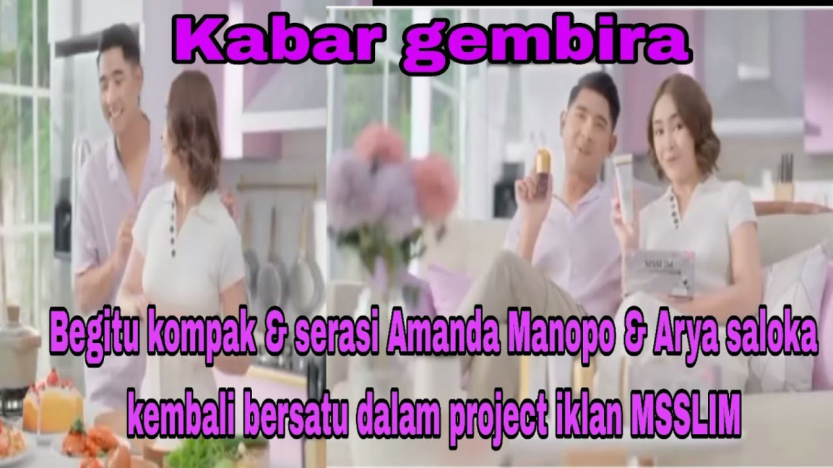 Benarkah Arya dan Manda bertemu kembali di satu project iklan. [[YouTube/Shipper Aladin]]