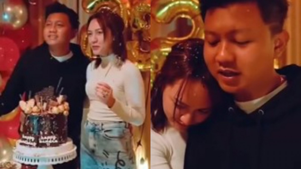 Denny Caknan dan Happy Asmara [Kolase]