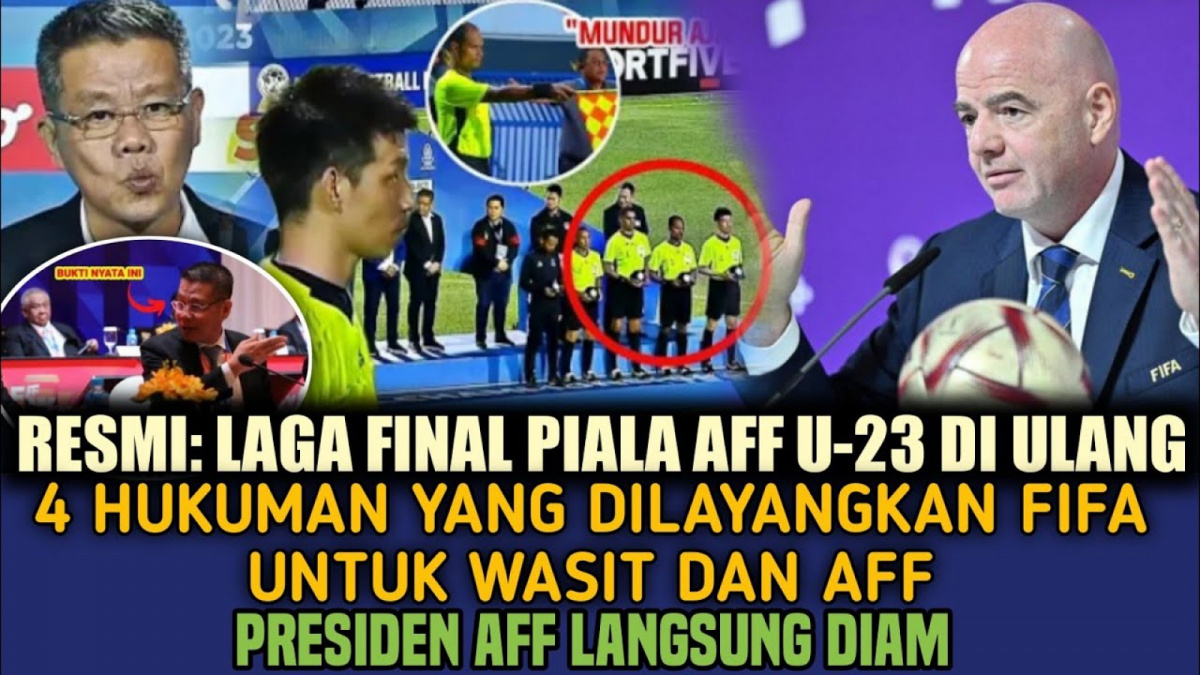 Benarkah FIFA putuskan untuk mengulang laga final Indonesia vs Vietnam. [[YouTube/Timnas Harapan TV]]