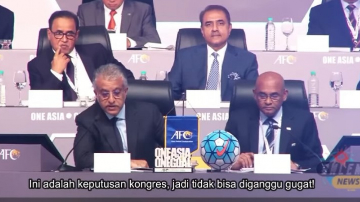 Upaya pembodohan penonton oleh pembuat video tak bertanggungjawab di mana Presiden AFC Salman bin Ibrahim Al Khalifa menyatakan 