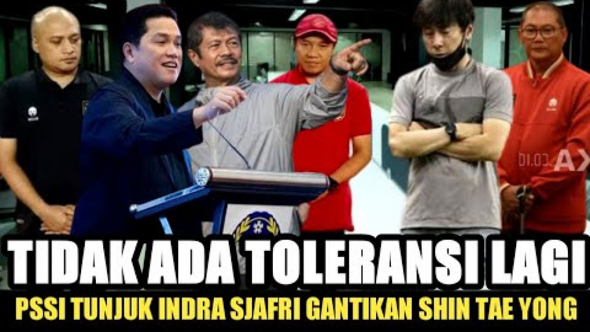Benarkah Shin Tae Yong dipecat PSSI dan digantikan Indra Sjafri. [[YouTube/SPORT NEWS]]