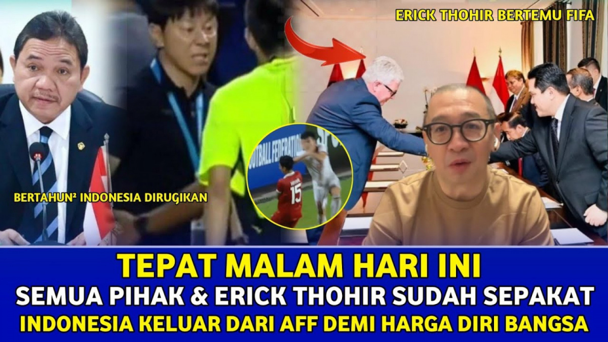 Semalam Diputuskan Semua Pihak Sepakat Timnas Indonesia Keluar dari AFF demi Harga Diri Bangsa, Benarkah? [(YouTube/iwandol SPORT)]