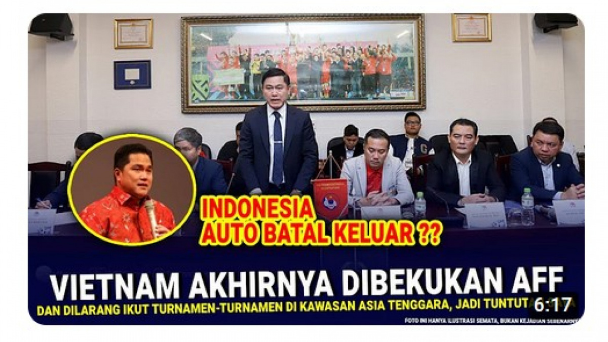 Video salah (X) soal keluar-masuk AFF karena Indonesia tidak pernah berniat keluar Federasi Bola ASEAN [[screenshot YouTube].]