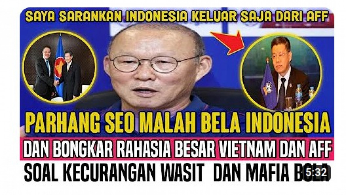 Video salah (X) tentang mantan pelatih Vietnam bela Indonesia [[screenshot YouTube].]